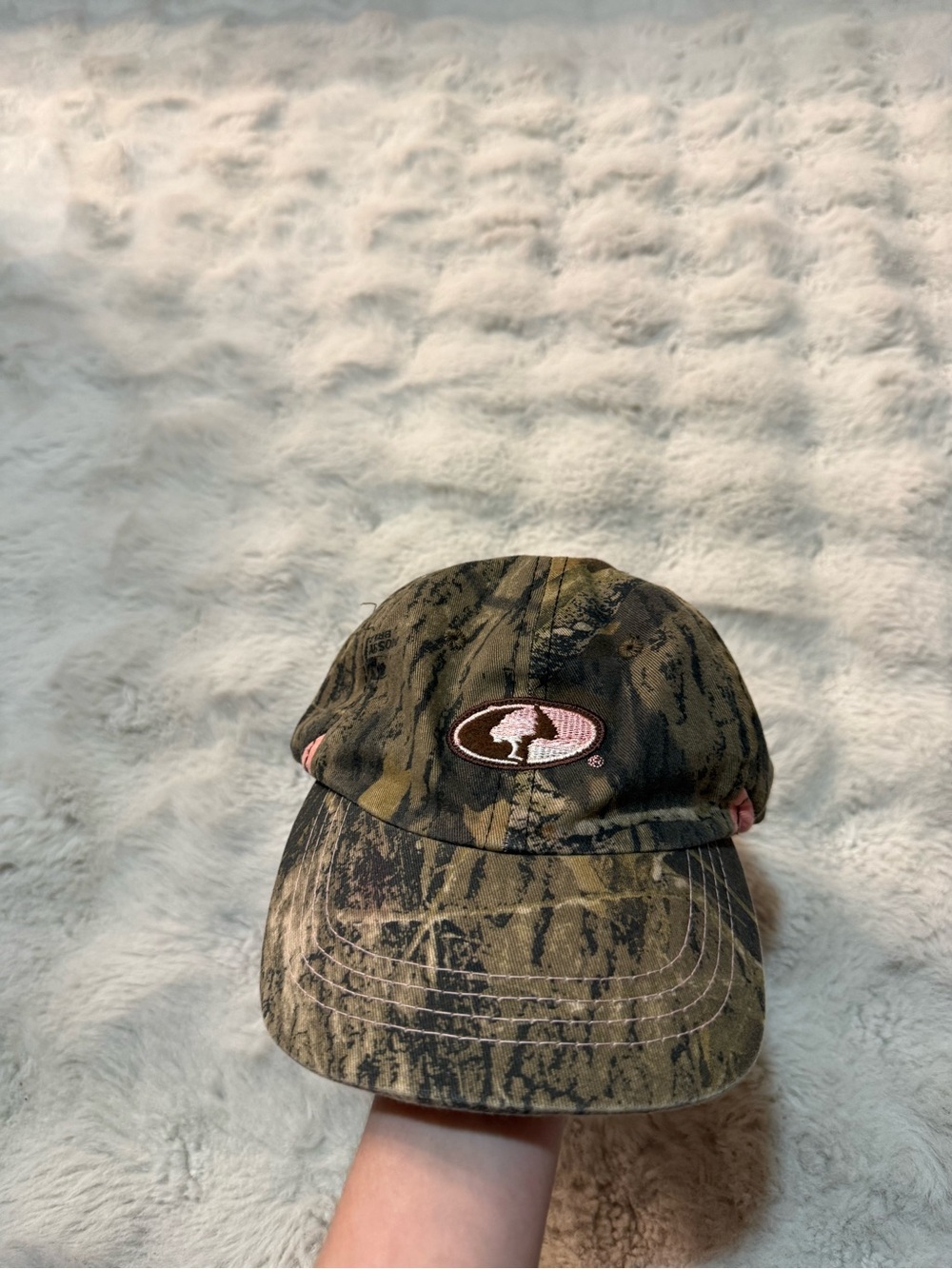 Mossy Oak Camouflage Strapback Hat